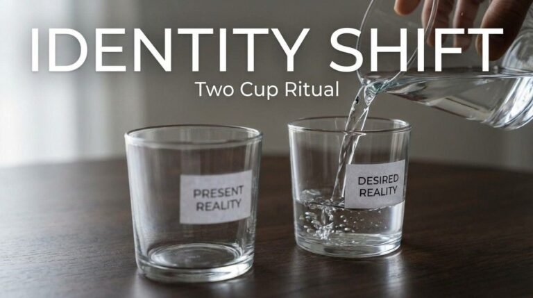 two cup water ritual for financial identity shift and subconscious alignment